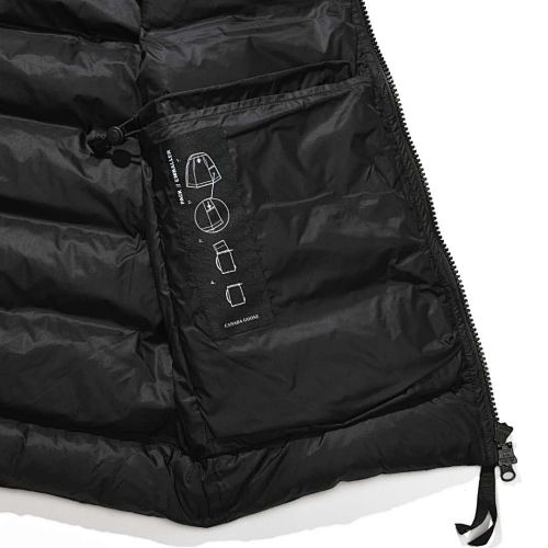 Canada Goose Black Packable Down Jacket with Stuff Sack