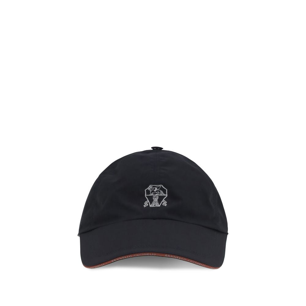 Brunello Cucinelli Blue Cotton Baseball Cap