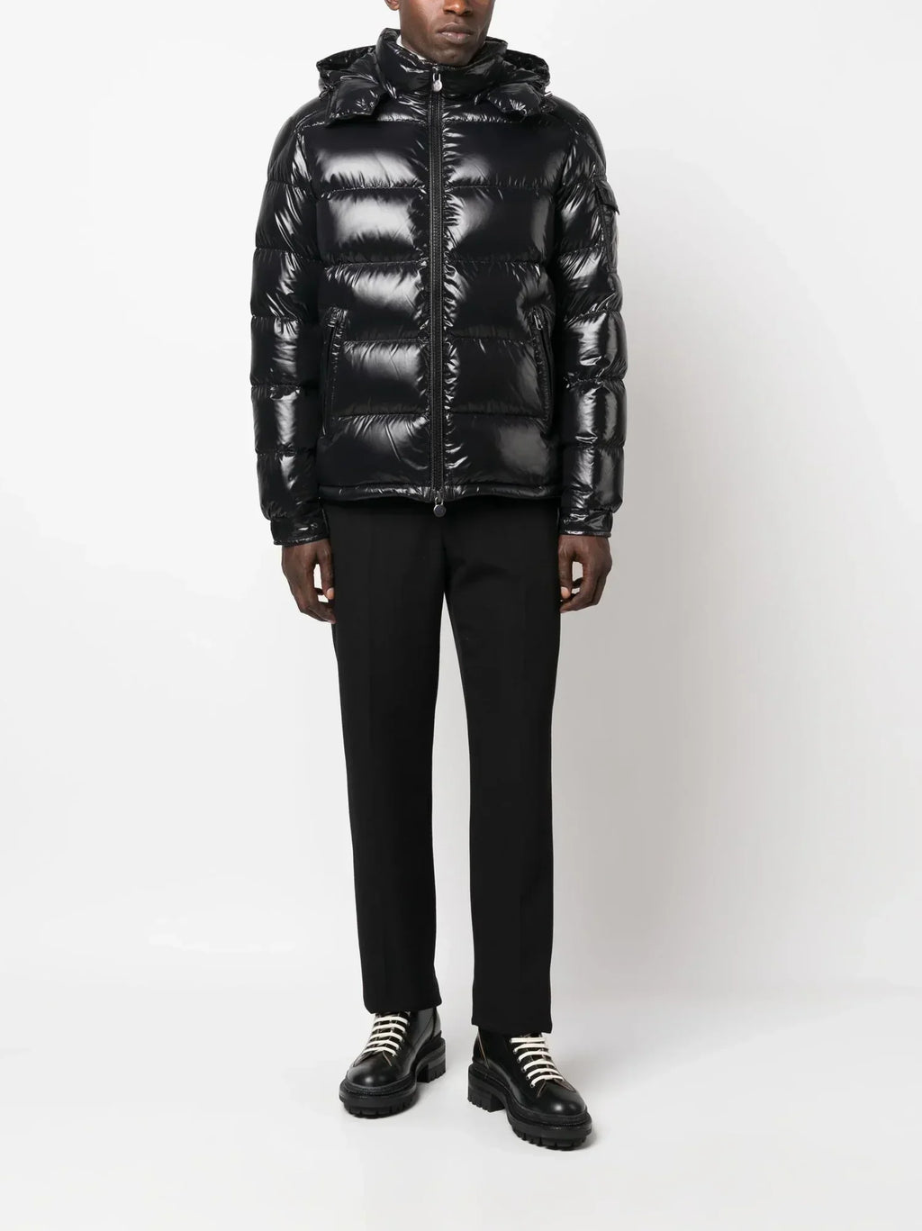 Moncler Maya Jacket — Matte Black