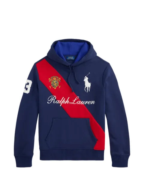 Polo Ralph Lauren logo-embroidered sash-detail hoodie