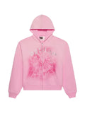 SP5DER OG Web V2 spray-print hoodie