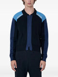 Kiko Kostadinov contrast-panel zip-front sweater