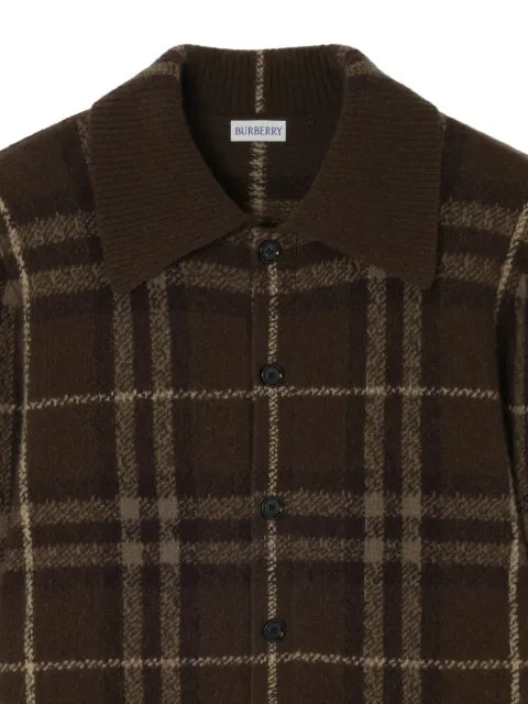 Burberry Check cashmere cardigan