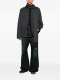 Ziggy Chen scarf-detail long-sleeve cardigan