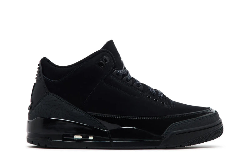 Air Jordan 3 Retro 'Black Cat' 2025 Men's & Women's Sneakers