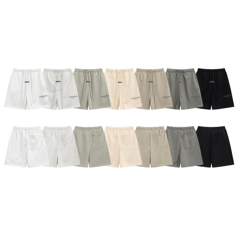 Fear Of God Essentials Reflective Letter Casual Loose Shorts Unisex