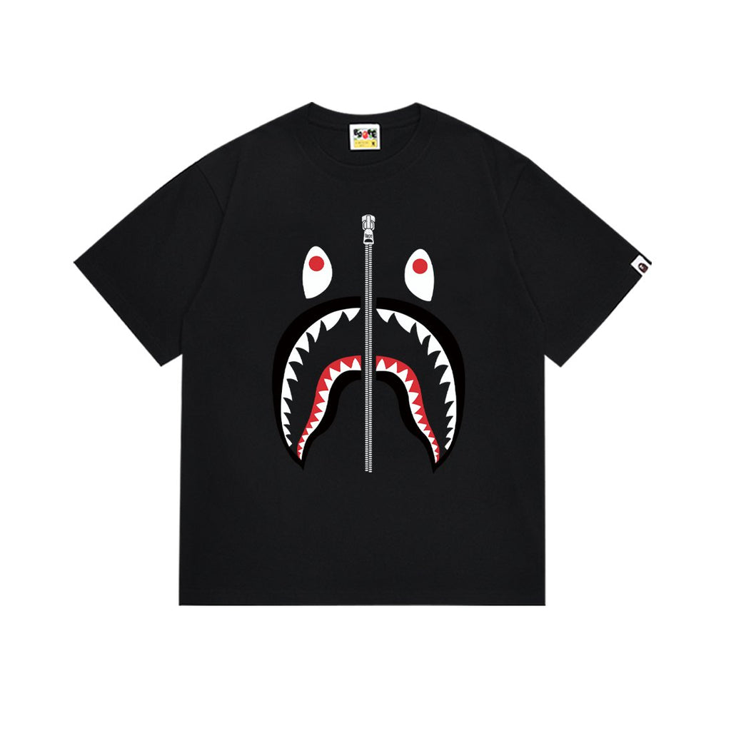 BAPE Shark Zip Graphic T-Shirt